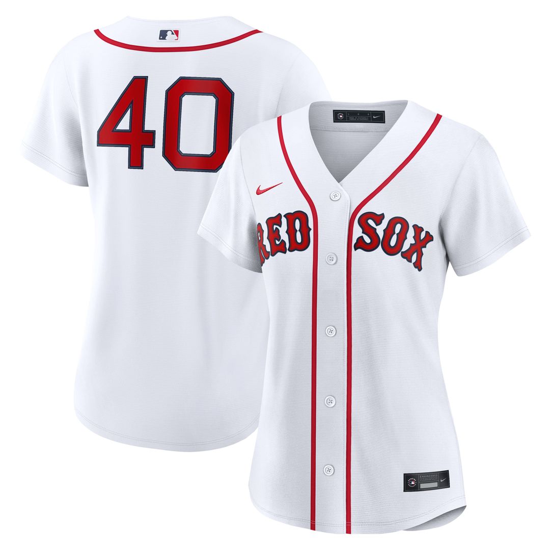 Boston Red Sox Willson Contreras Women's Home Replica Jersey (White)