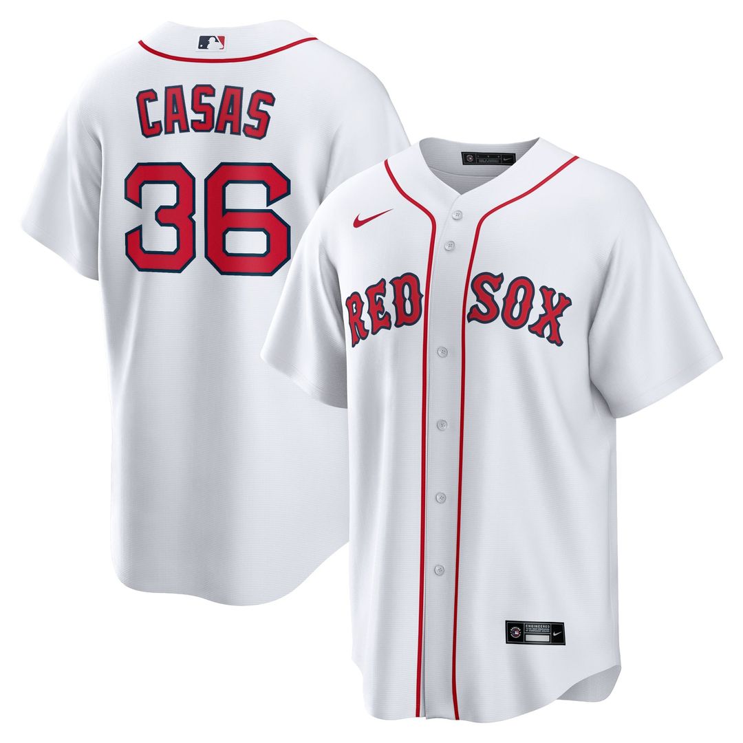 Boston Red Sox Triston Casas Home Replica Jersey (White)