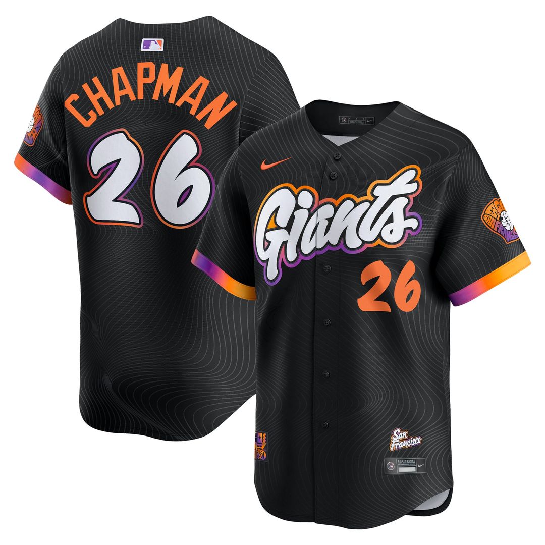 San Francisco Giants Matt Chapman 2025 City Connect Limited Jersey (Anthracite)