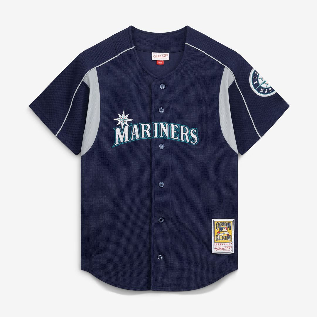Seattle Mariners Ichiro Suzuki Cooperstown Batting Practice Jersey (Navy)