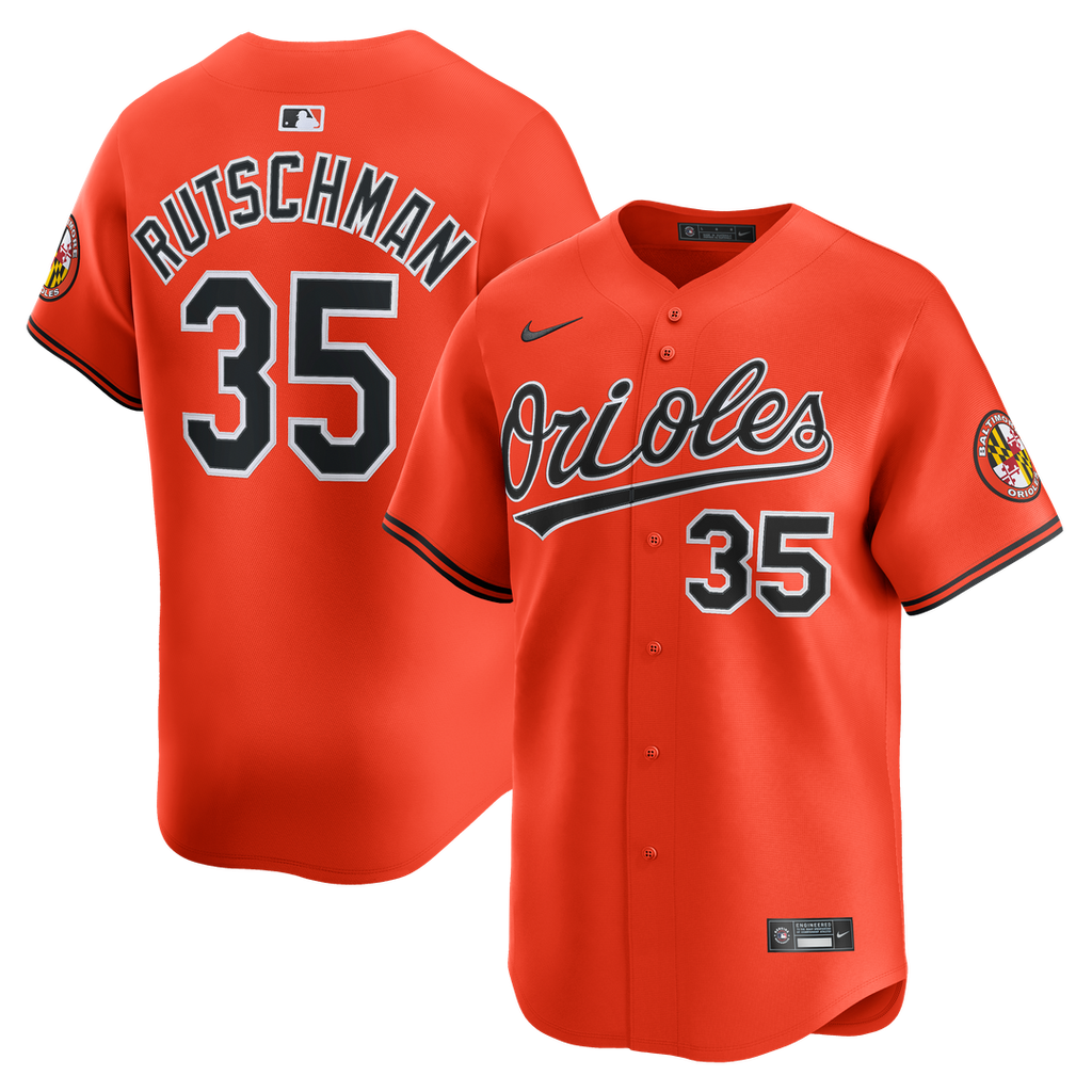 Baltimore Orioles Adley Rutschman 2nd Alternate Limited Jersey (Orange)