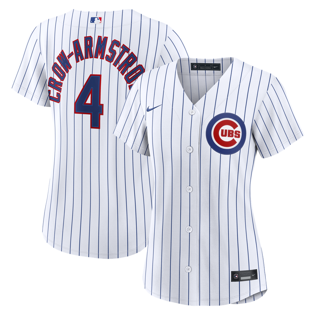 Chicago Cubs Pete Crow - Armstrong Women's Home Replica Jersey (White)