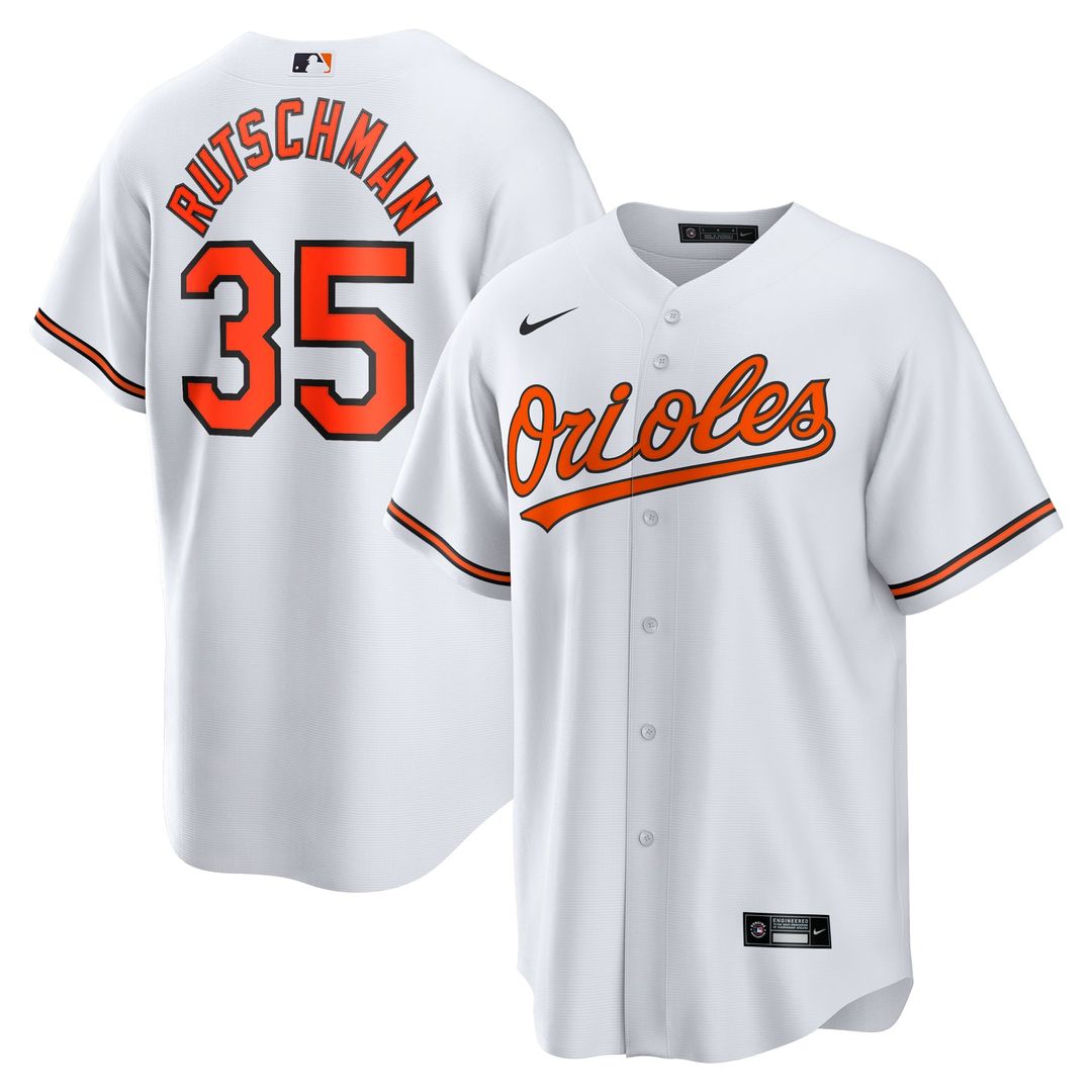 Baltimore Orioles Adley Rutschman Replica Jersey (White)