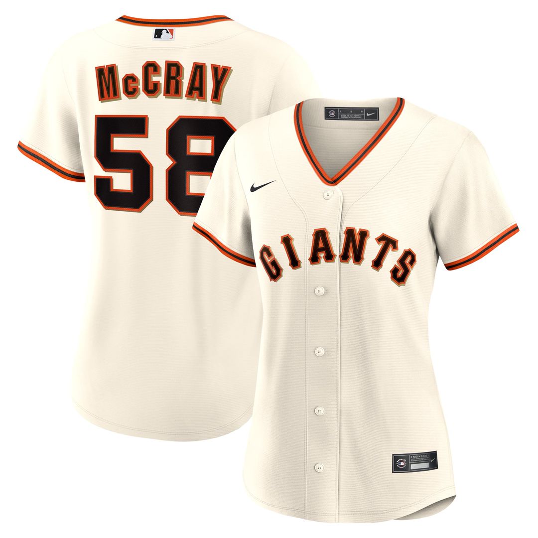 San Francisco Giants Grant McCray Women's Home Replica Jersey (Cream)