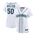 Seattle Mariners Bryce Miller Women's Home Replica Jersey (White)