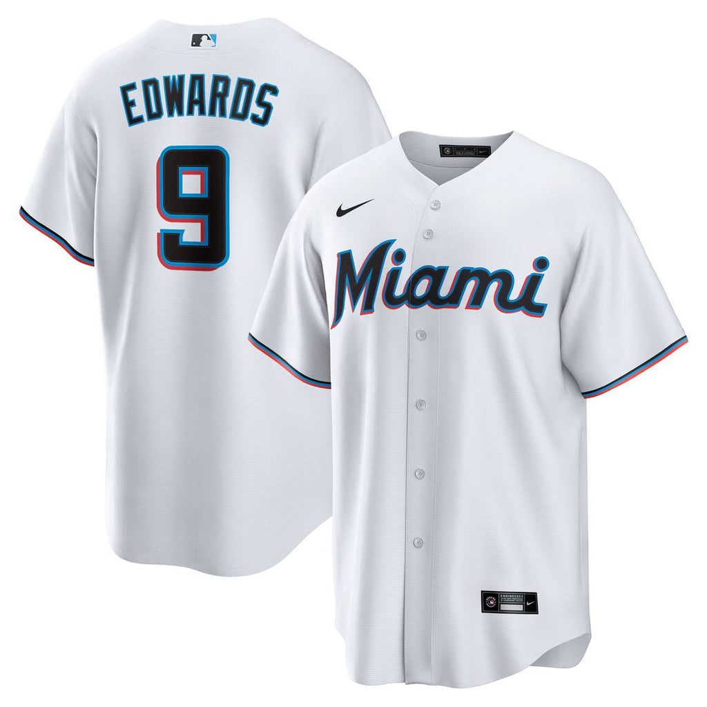 Miami Marlins Xavier Edwards Home Replica Jersey (White)