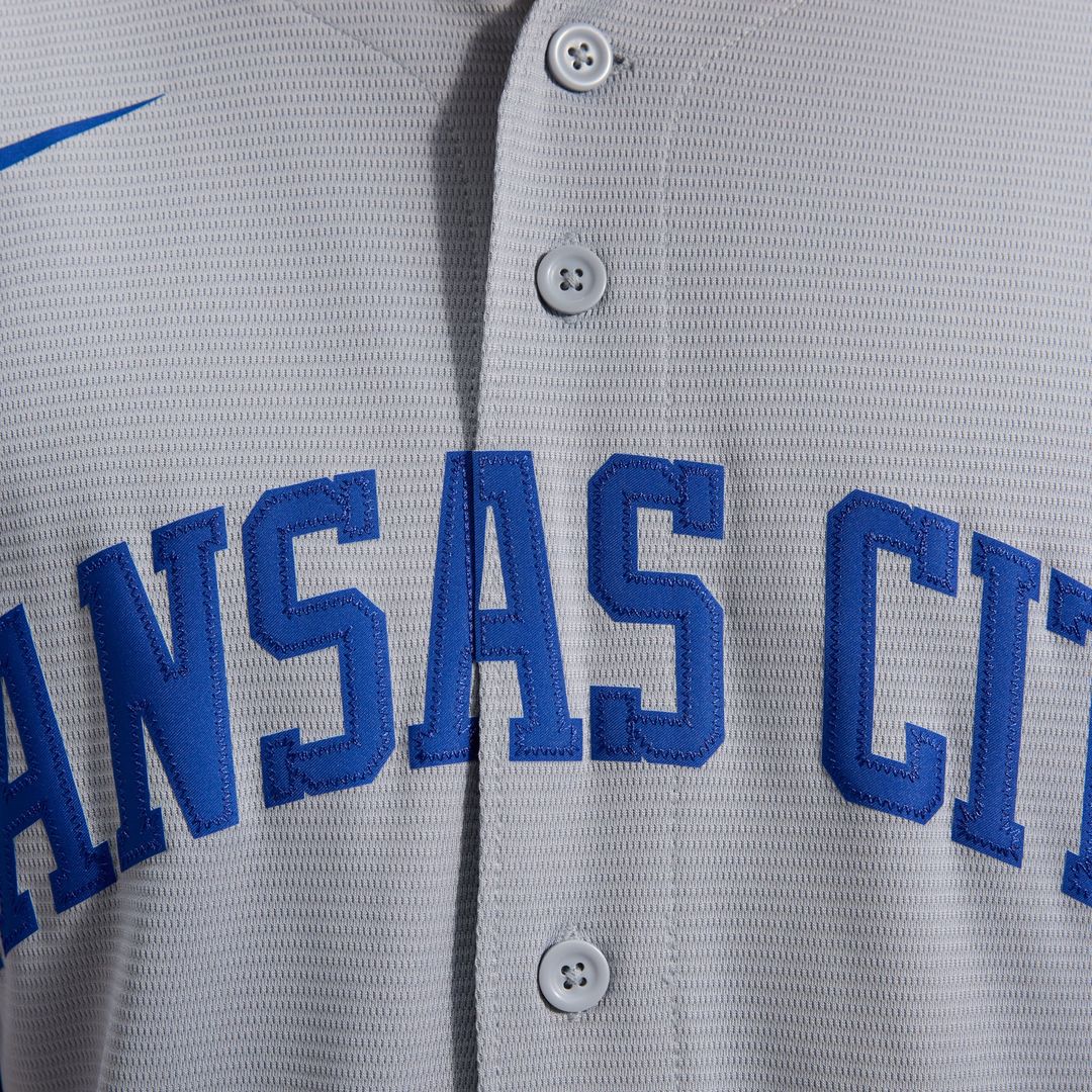 Kansas City Royals Bobby Witt Jr. Road Replica Jersey (Gray)