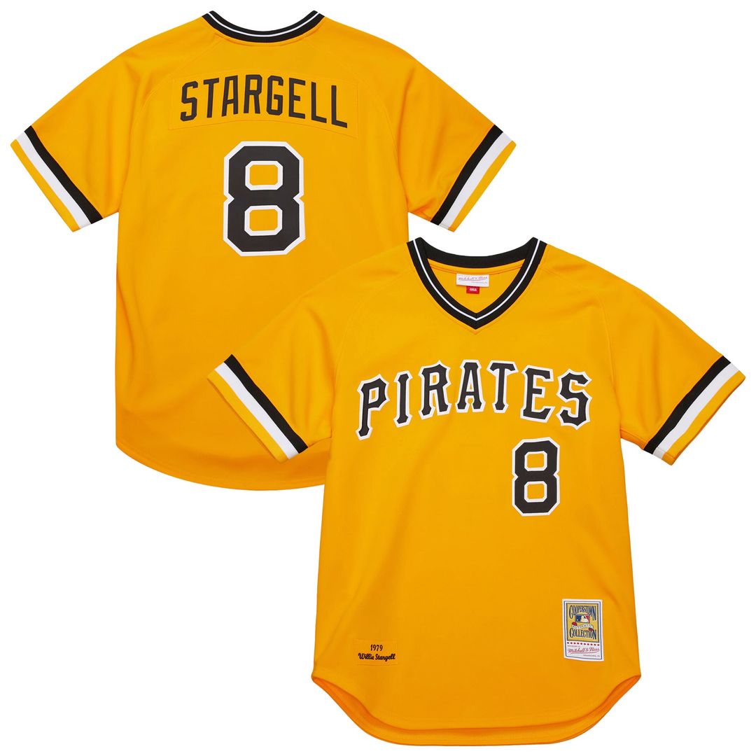 Pittsburgh Pirates Willie Stargell 1979 Throwback Authentic Jersey (Gold)