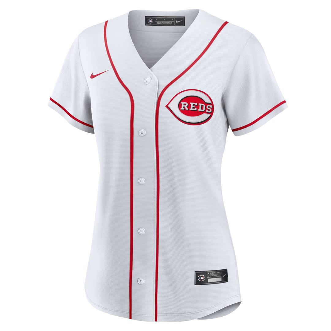 Cincinnati Reds Women's Home Replica Team Jersey (White)