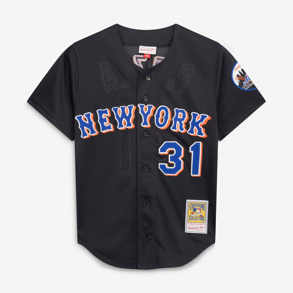New York Mets Mike Piazza Cooperstown 2000 Batting Practice Jersey (Black)