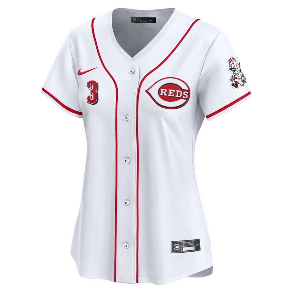 Cincinnati Reds Ke'Bryan Hayes Women's Home Limited Jersey (White)