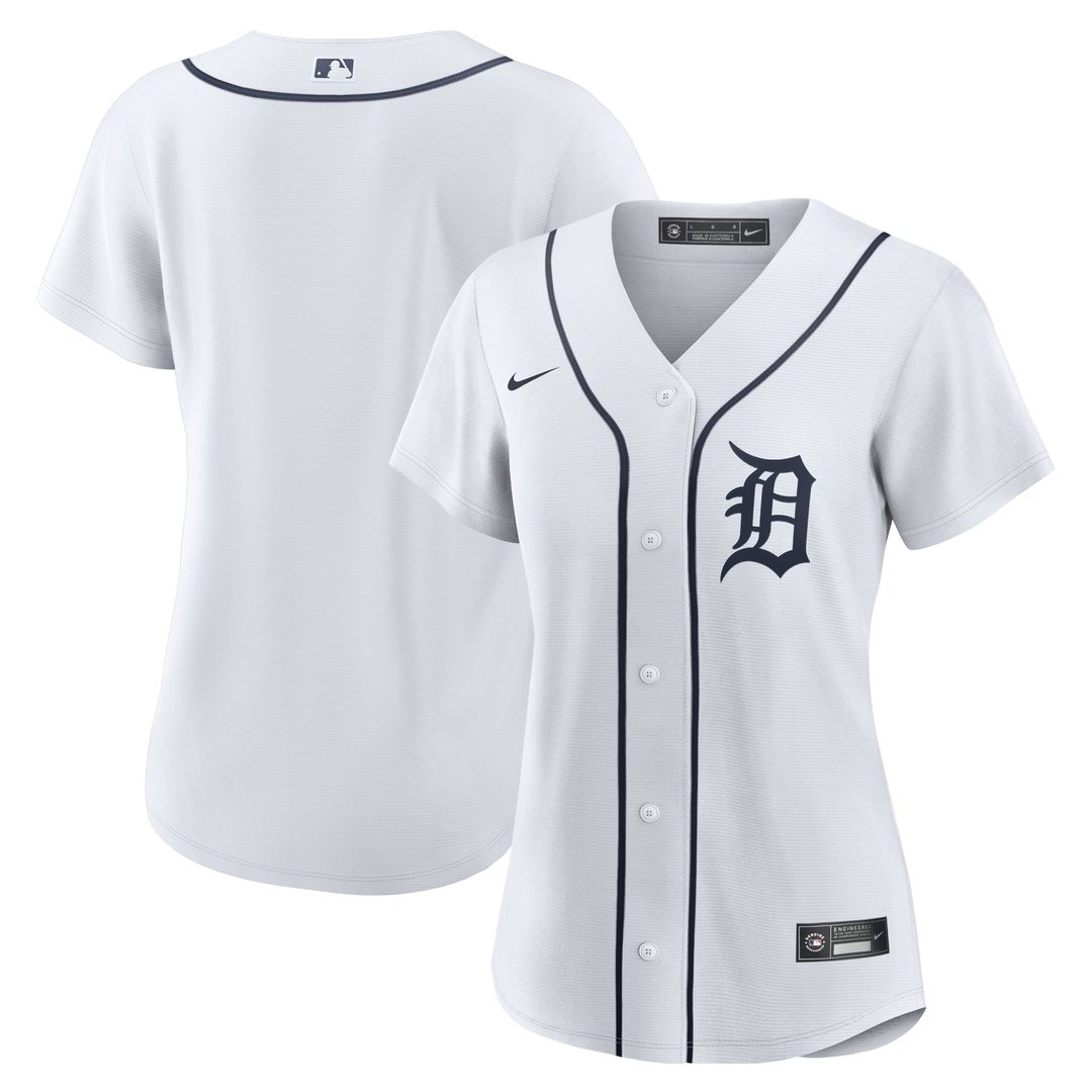 Detroit Tigers Women's Home Replica Team Jersey (White)