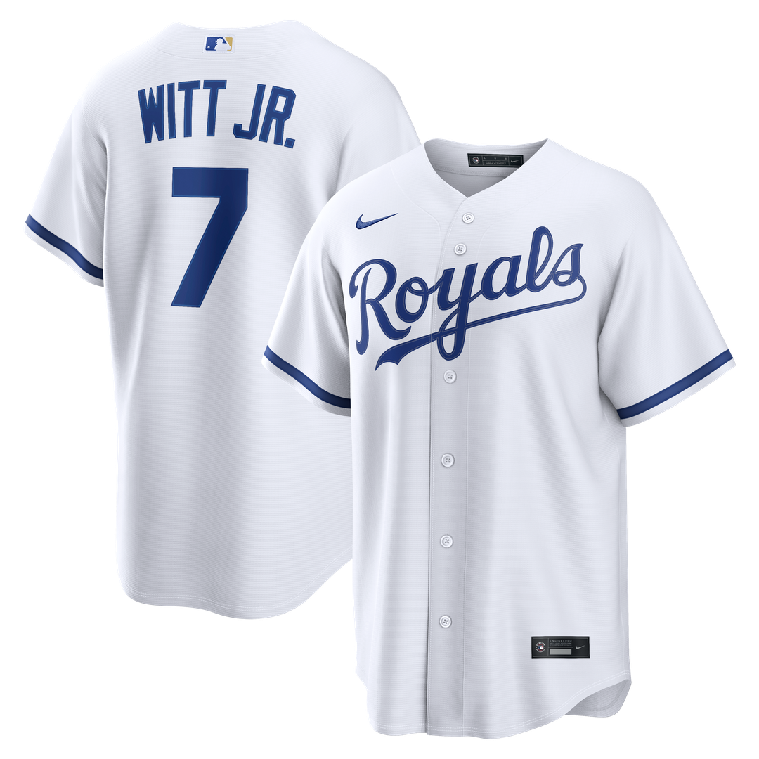 Kansas City Royals Bobby Witt Jr. Home Replica Jersey (White)
