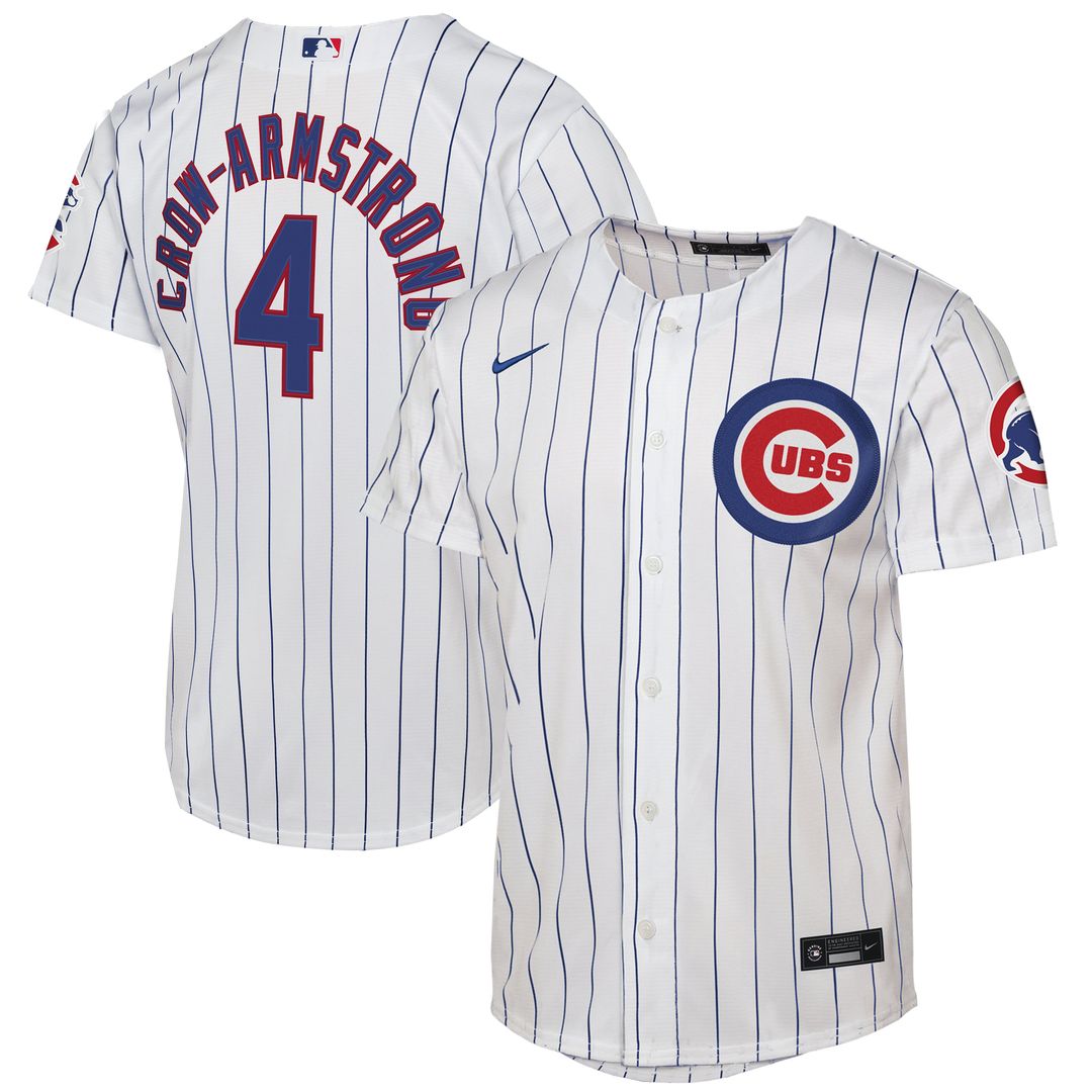 Chicago Cubs Pete Crow - Armstrong Youth Home Stadium Jersey (White)