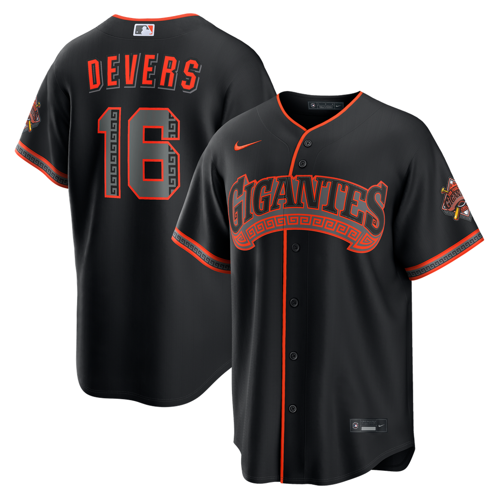 San Francisco Giants Rafael Devers Alternate Stadium Jersey (Black)