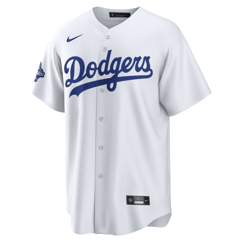 Los Angeles Dodgers Freddie Freeman Home 2025 World Series Champions Replica Jersey (White)