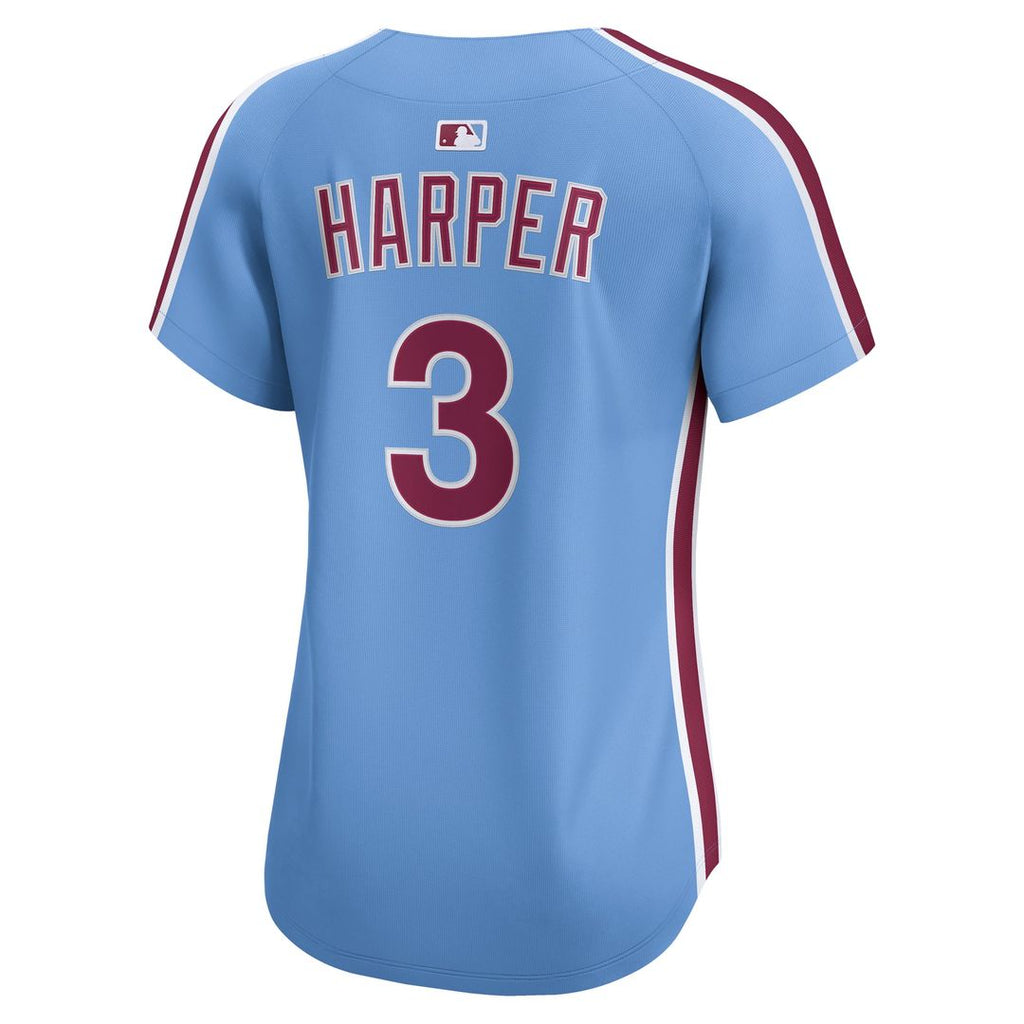 Philadelphia Phillies Bryce Harper Women's Alternate Limited Jersey (Light Blue)