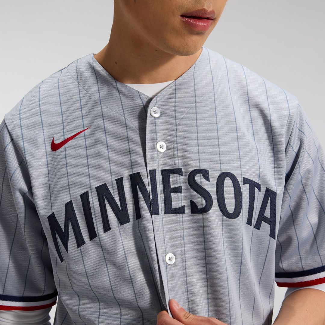 Minnesota Twins Alternate Replica Team Logo Jersey (Navy)