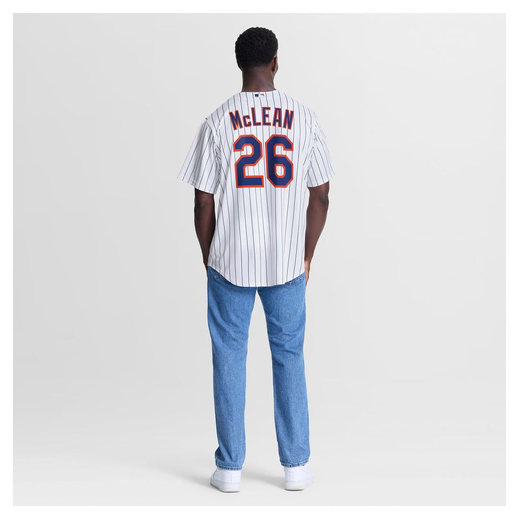 New York Mets Nolan McLean Home Replica Jersey (White)