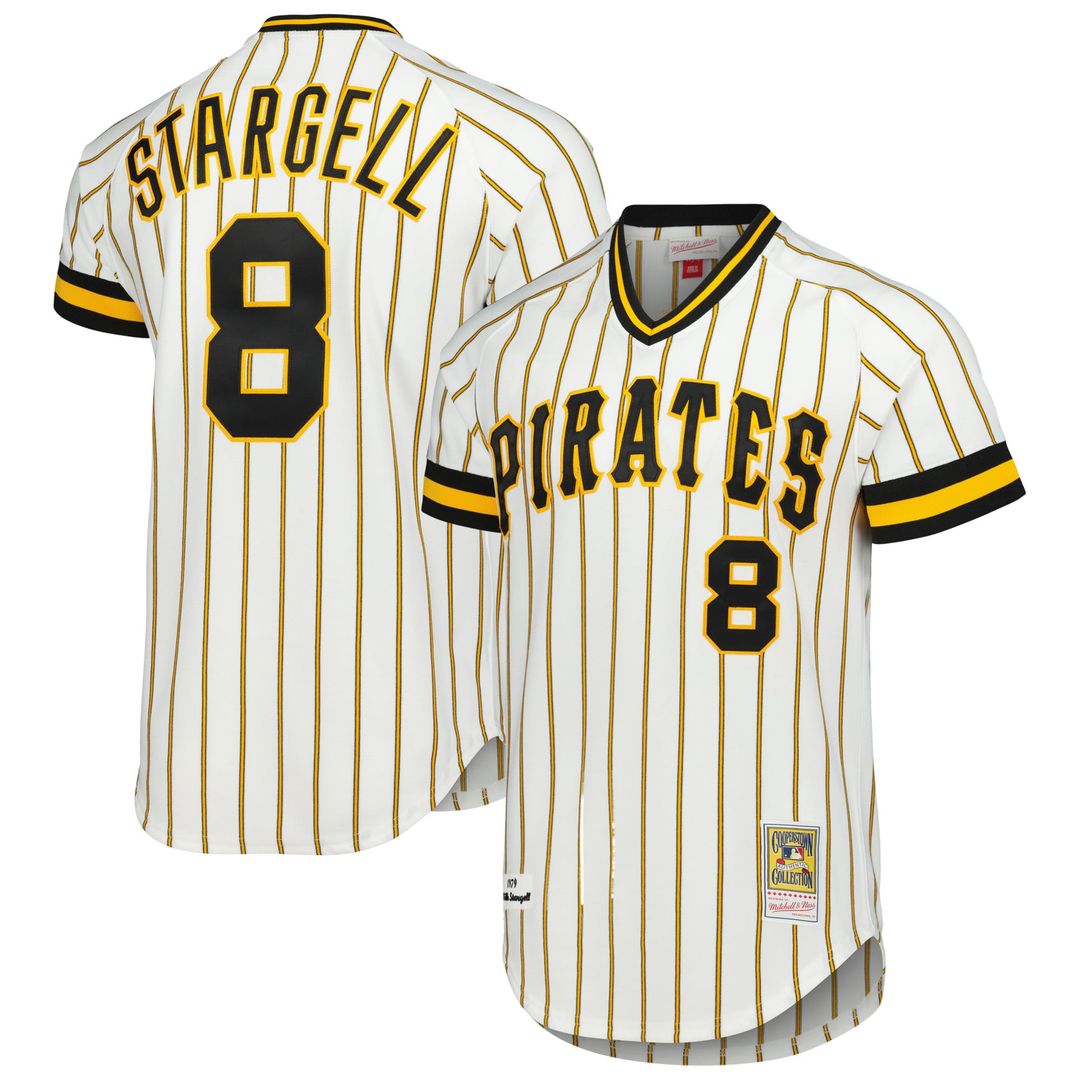 Pittsburgh Pirates Willie Stargell Cooperstown 1979 Authentic Jersey (White)