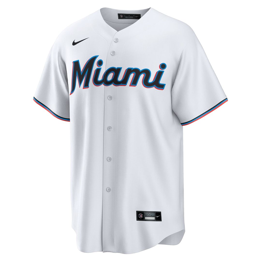 Miami Marlins Xavier Edwards Home Replica Jersey (White)