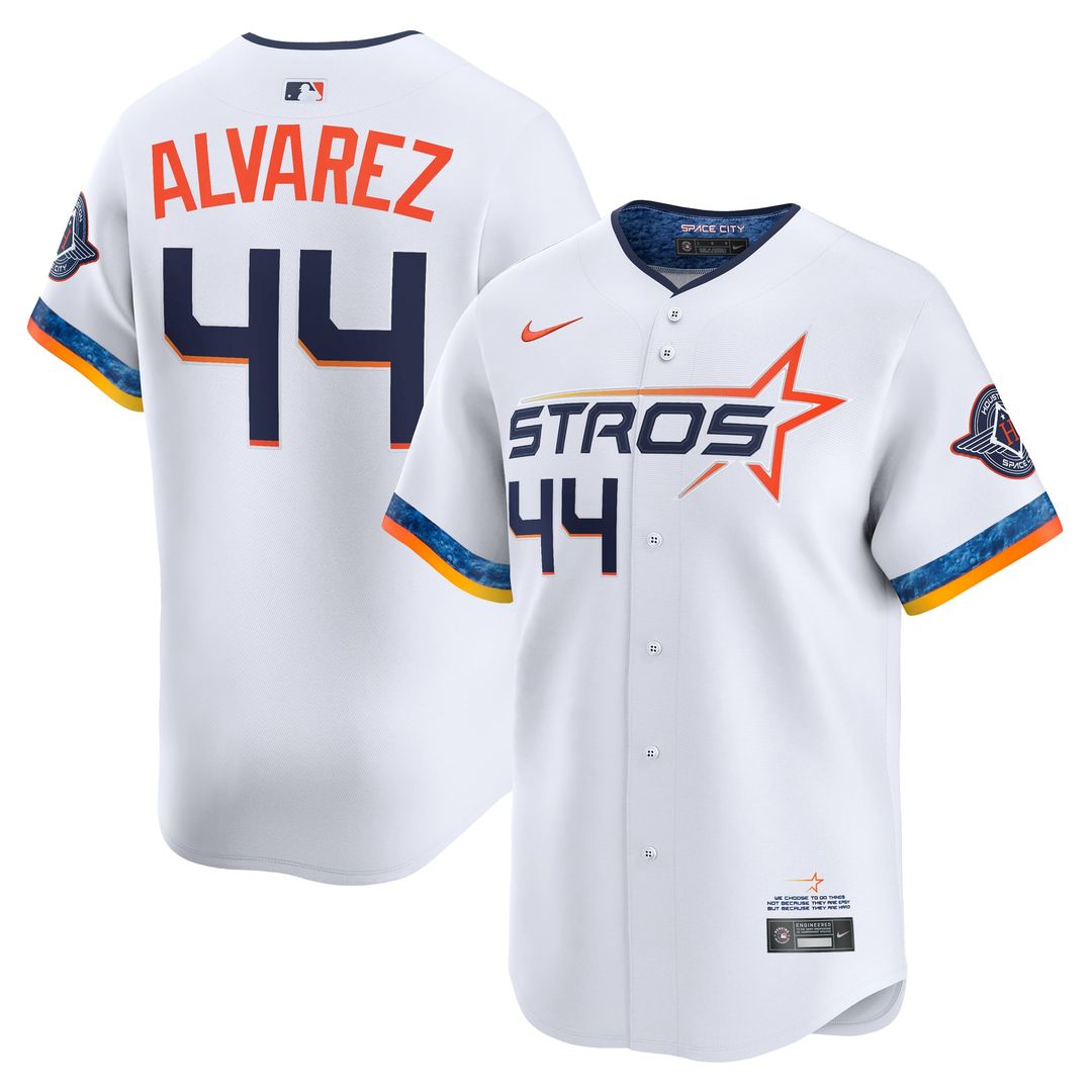 Houston Astros Yordan Alvarez 2025 City Connect Limited Jersey (White)