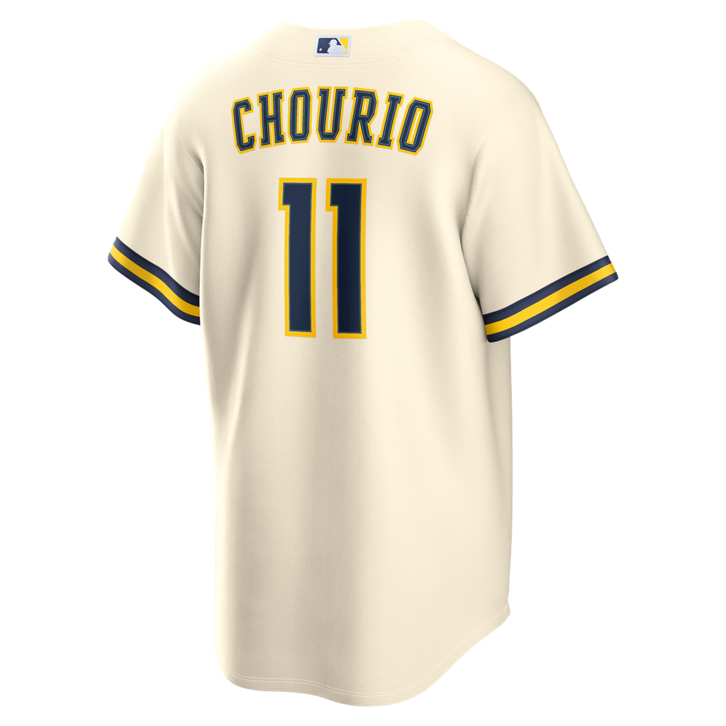 Milwaukee Brewers Jackson Chourio Home Replica Jersey (Cream)