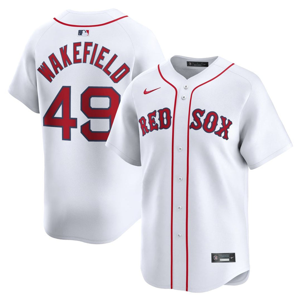Boston Red Sox Tim Wakefield Home Limited Jersey (White)