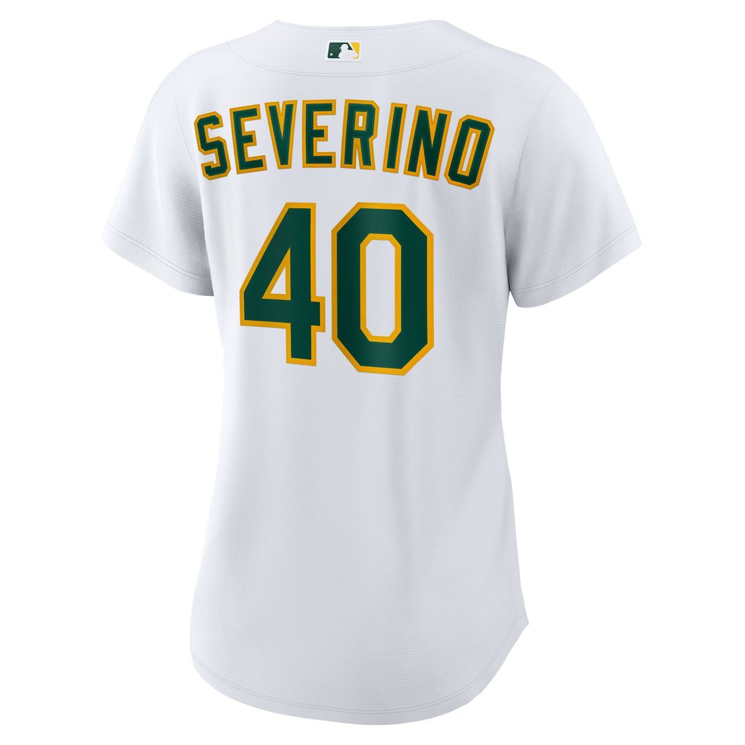 Athletics Luis Severino Women's Home Replica Jersey (White)