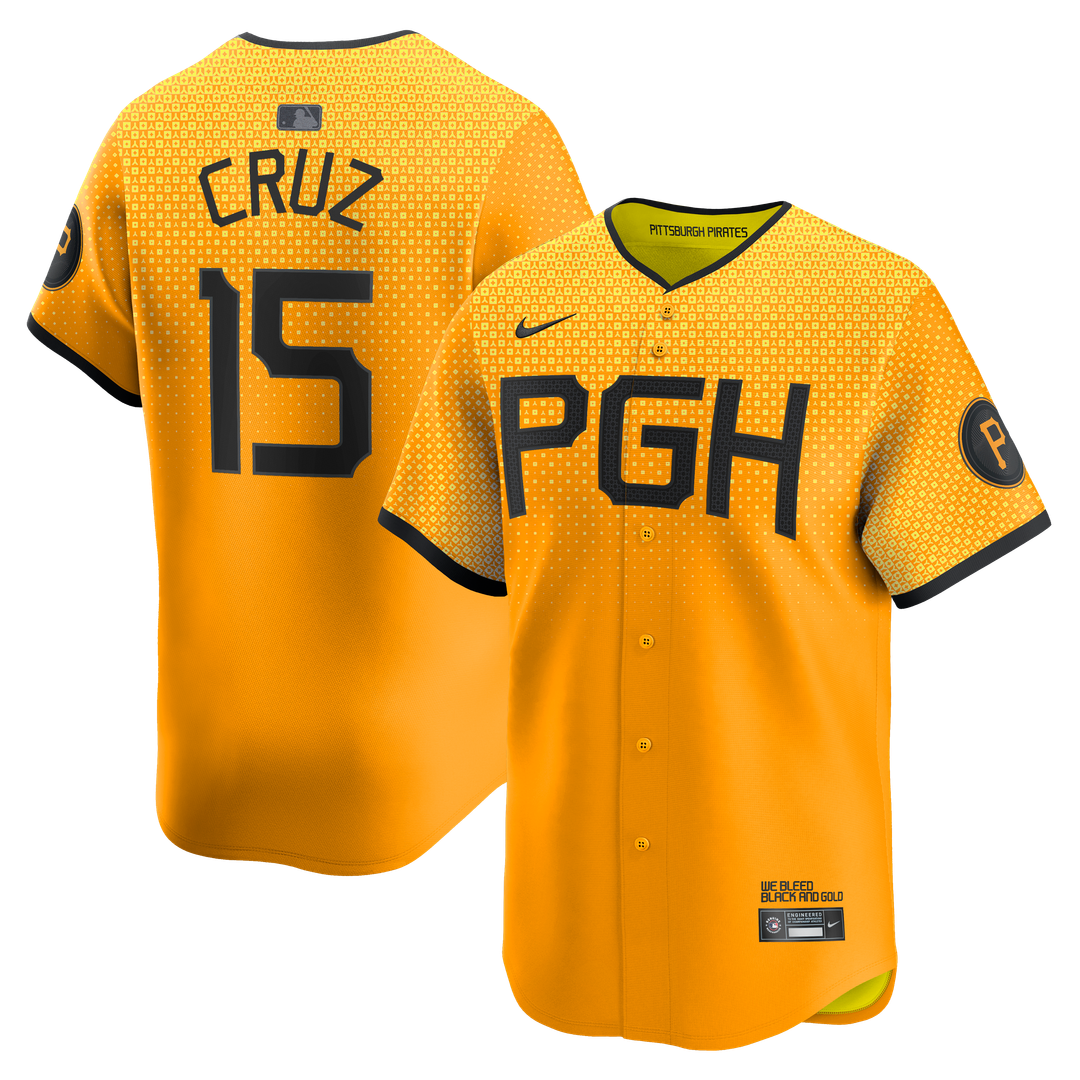 Pittsburgh Pirates Oneil Cruz City Connect Limited Jersey (Gold)