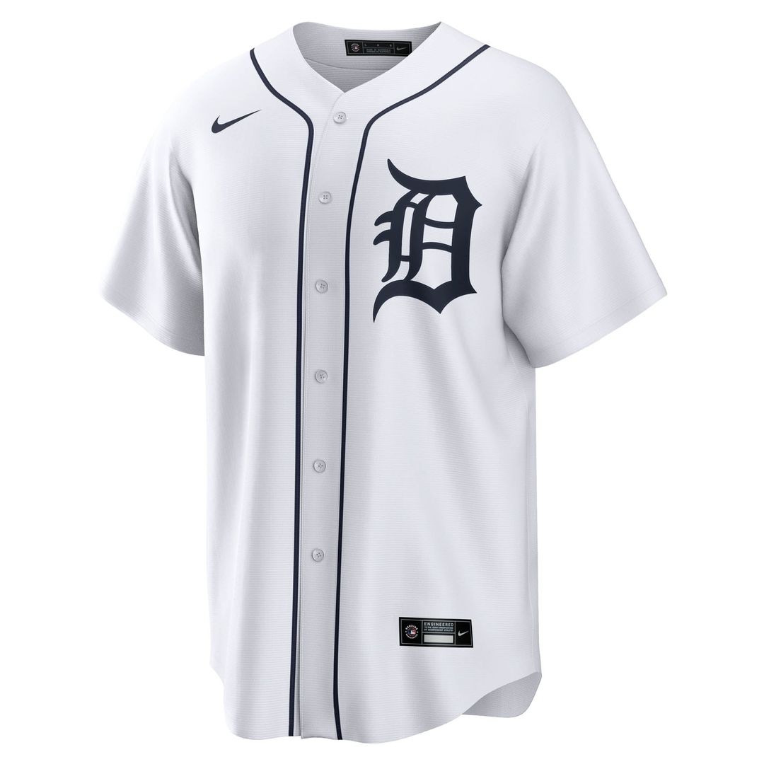 Detroit Tigers Jackson Jobe Home Replica Jersey (White)