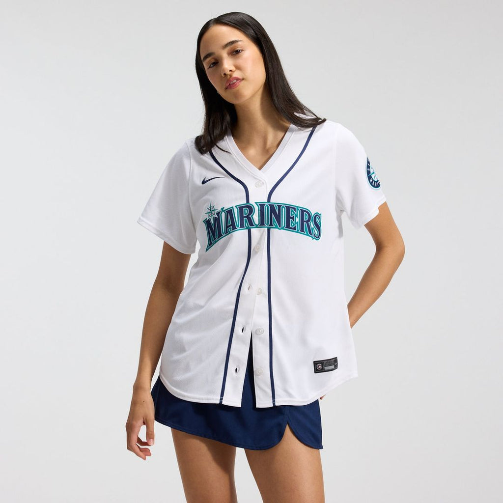 Seattle Mariners Cal Raleigh Women's Home Limited Jersey (White)