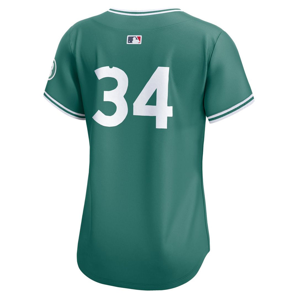 Boston Red Sox David Ortiz Women's 2025 City Connect Limited Retired Player Jersey (Green)
