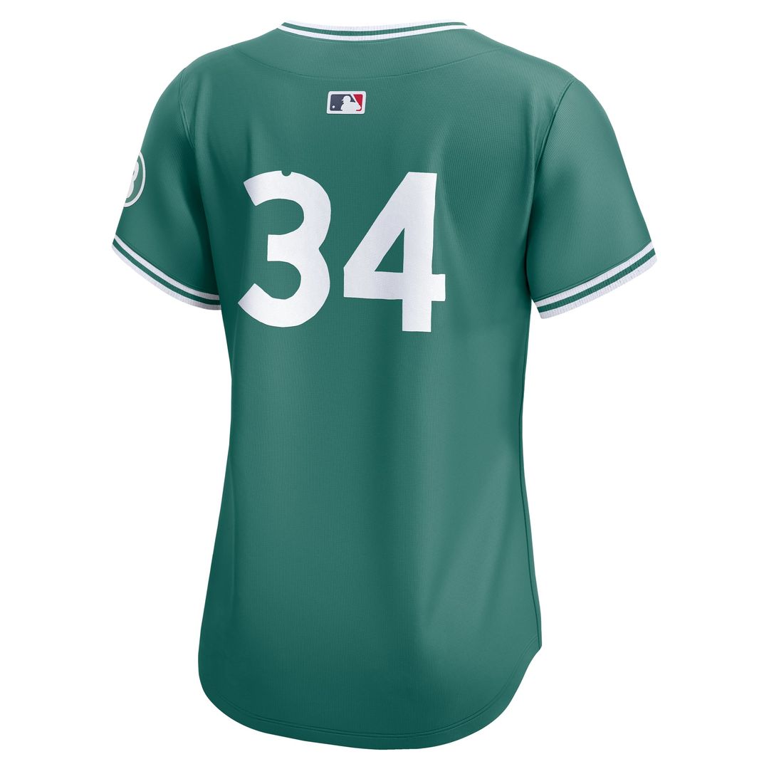Boston Red Sox David Ortiz Women's 2025 City Connect Limited Retired Player Jersey (Green)