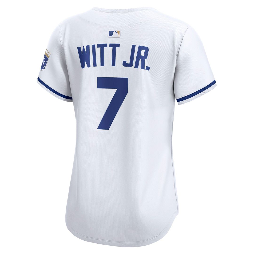 Kansas City Royals Bobby Witt Jr. Women's Home Limited Jersey (White)