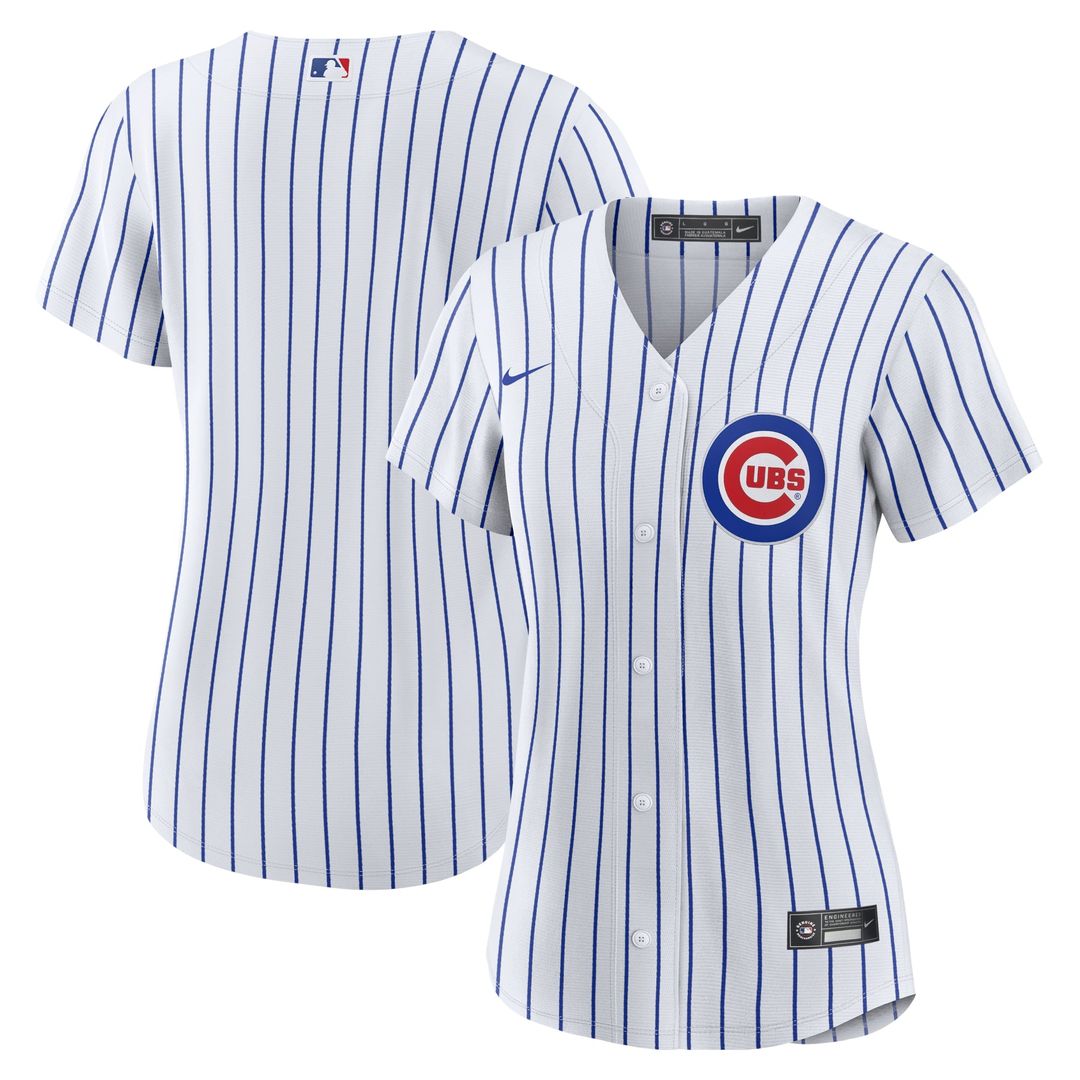 Chicago Cubs Women's Home Replica Team Jersey (White)