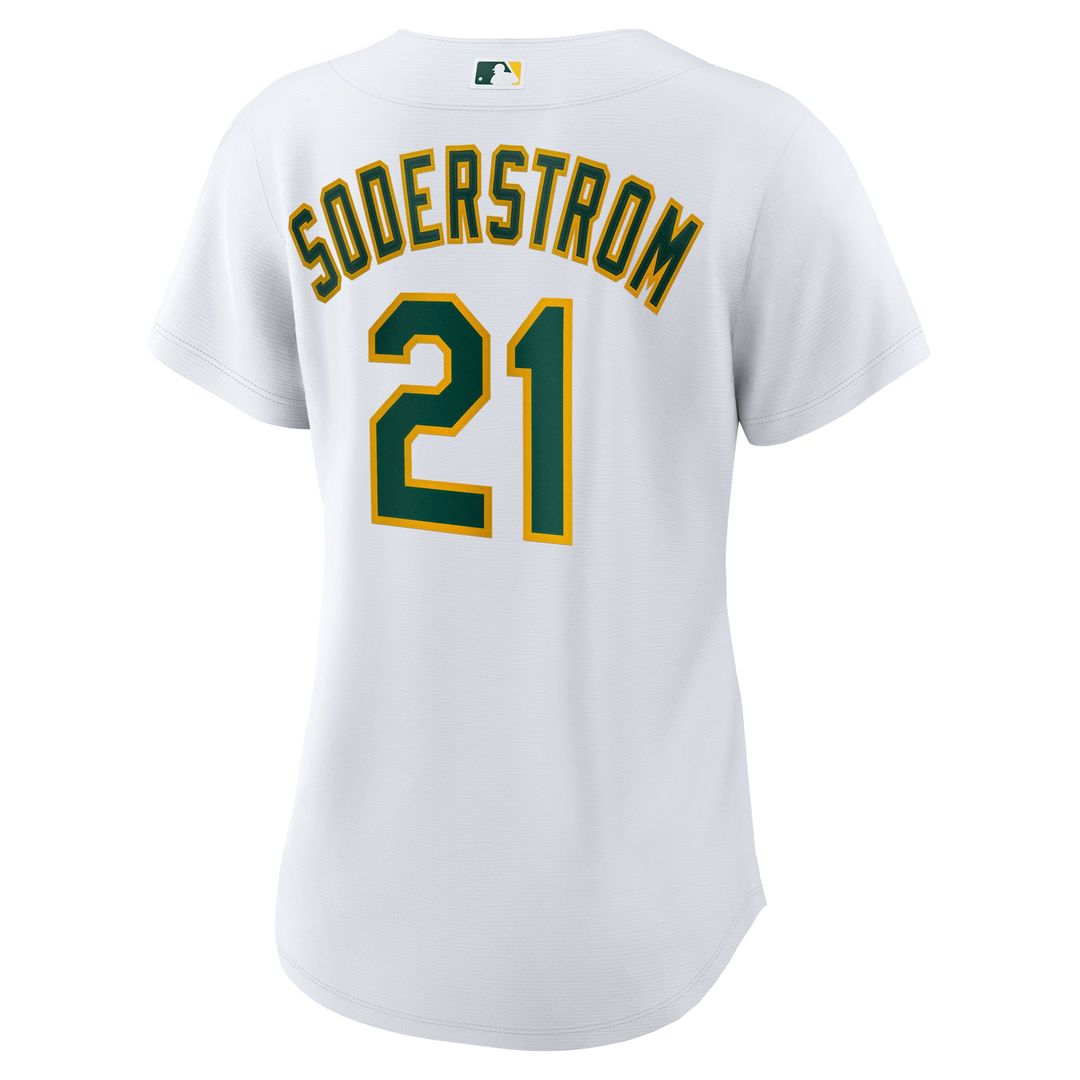 Athletics Tyler Soderstrom Women's Home Replica Jersey (White)