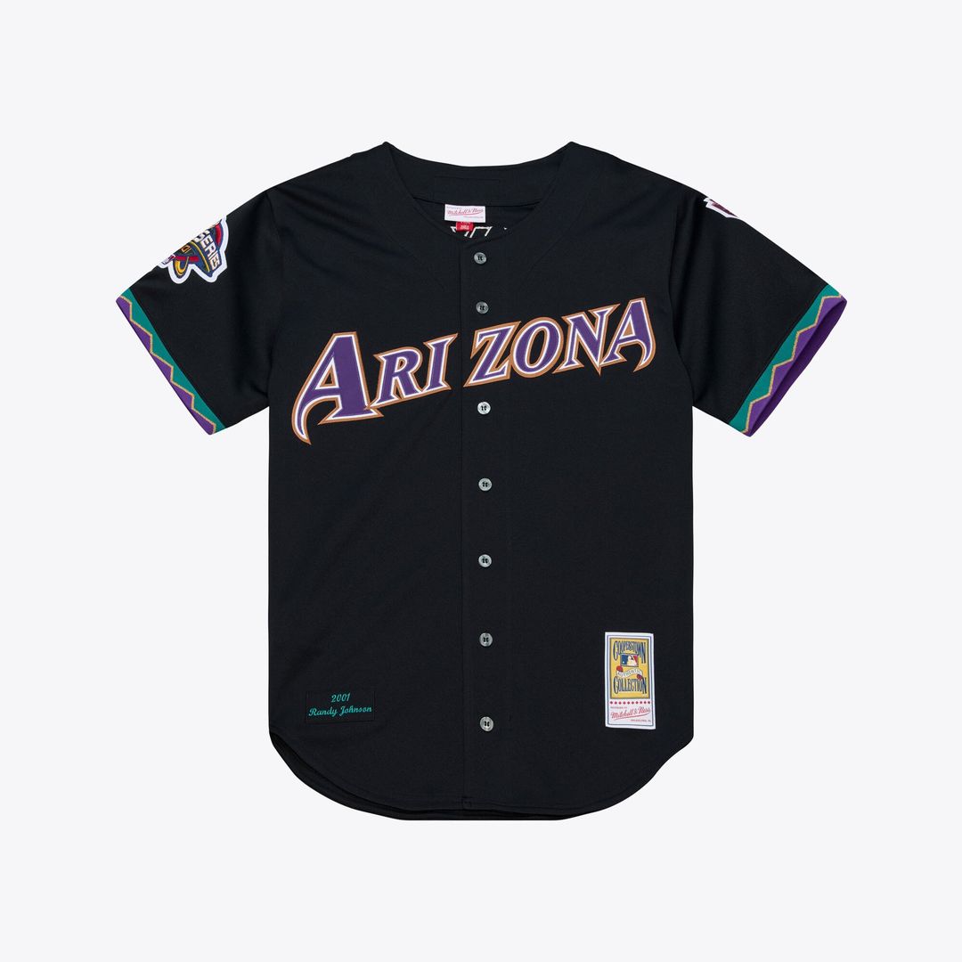 Arizona Diamondbacks Randy Johnson 2001 Authentic Jersey (Black)