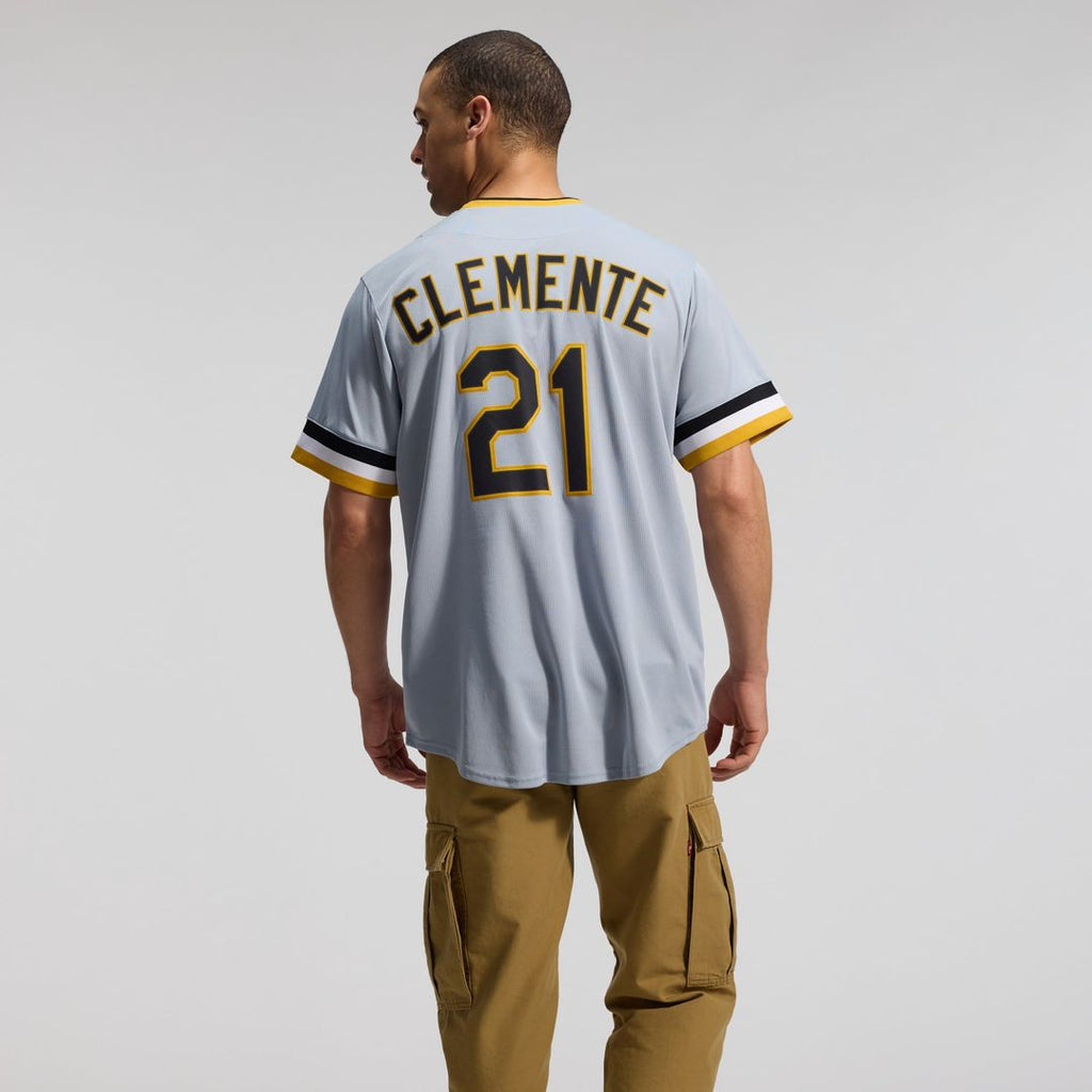Pittsburgh Pirates Roberto Clemente Throwback Cooperstown Limited Jersey (Gray)
