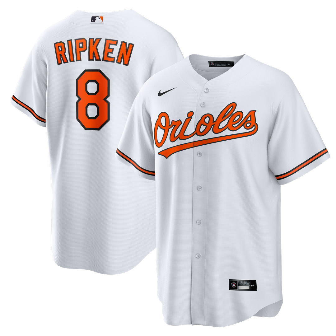 Baltimore Orioles Cal Ripken Jr. Home Retired Replica Jersey (White)