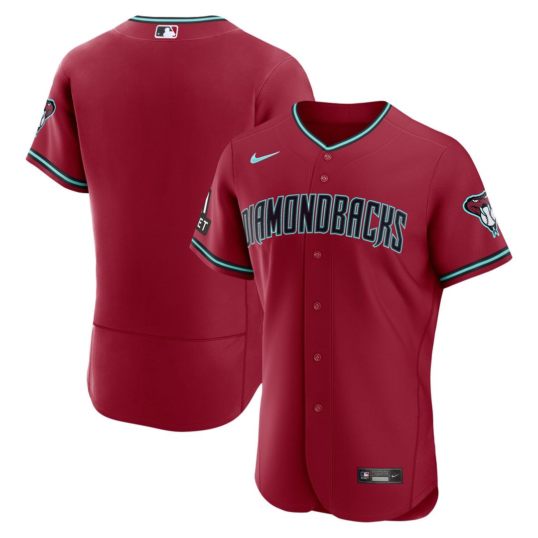 Arizona Diamondbacks Alternate 2 Authentic Jersey (Crimson)