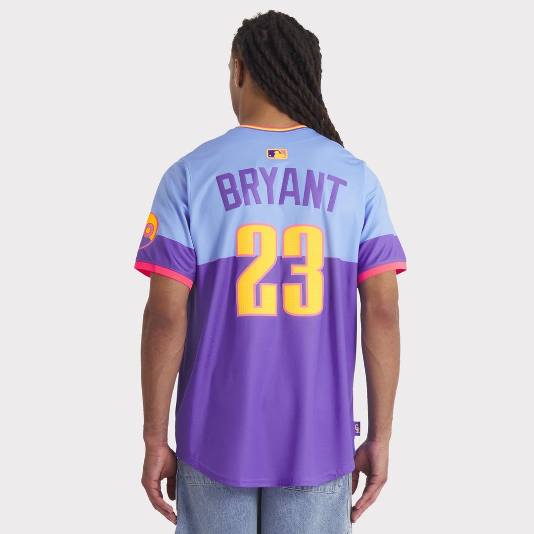 Colorado Rockies Kris Bryant 2025 City Connect Limited Jersey (Purple/Light Blue)