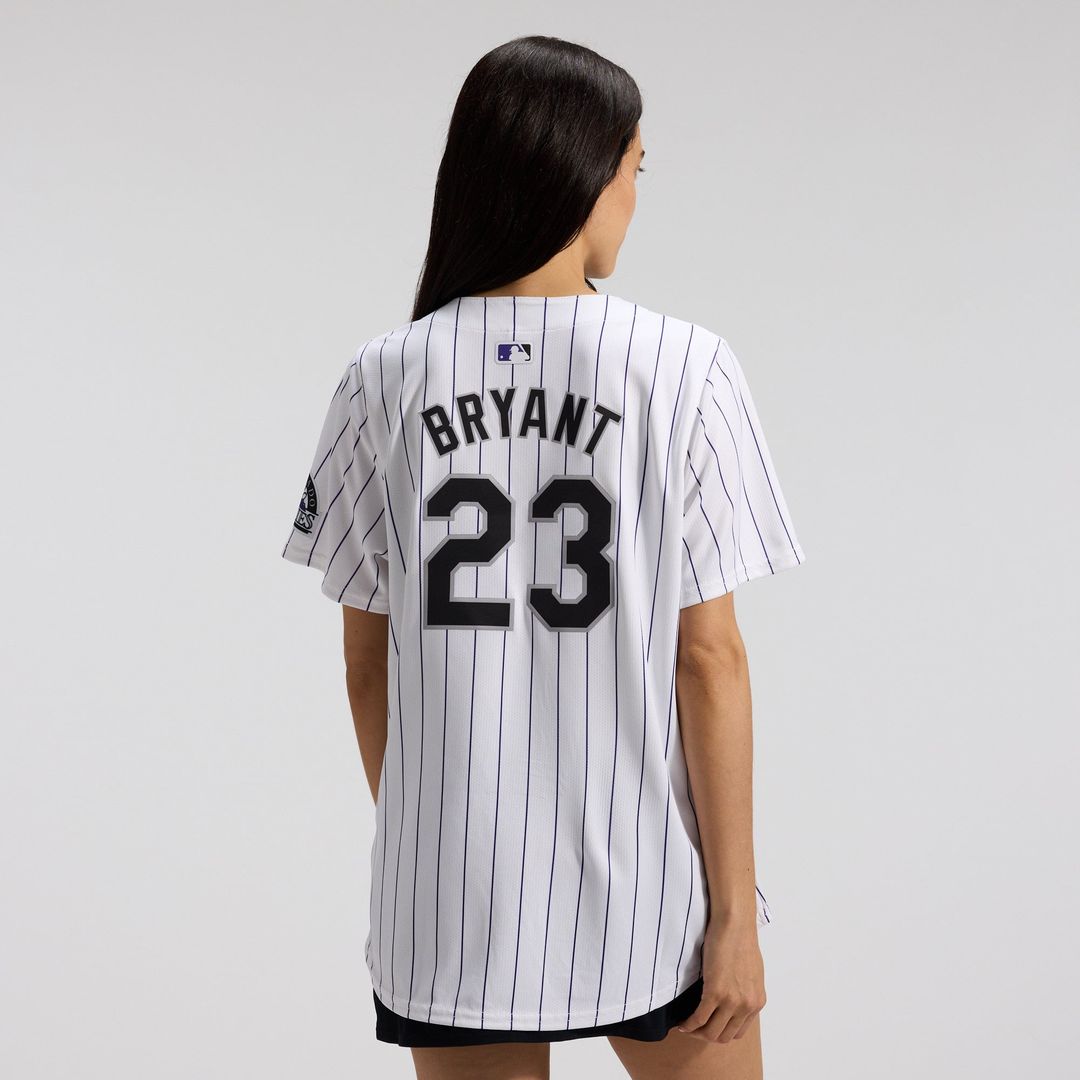 Colorado Rockies Kris Bryant Women's Home Limited Jersey (White)