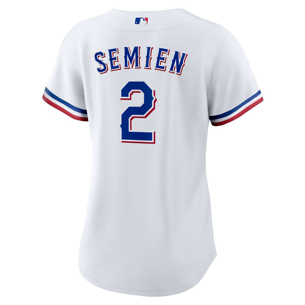 Texas Rangers Marcus Semien Women's Home Replica Jersey (White)