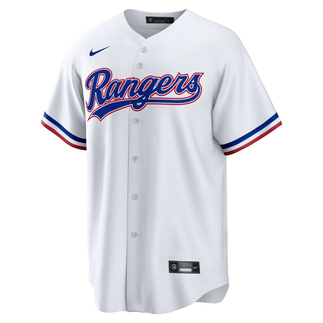 Texas Rangers Evan Carter Home Replica Jersey (White)