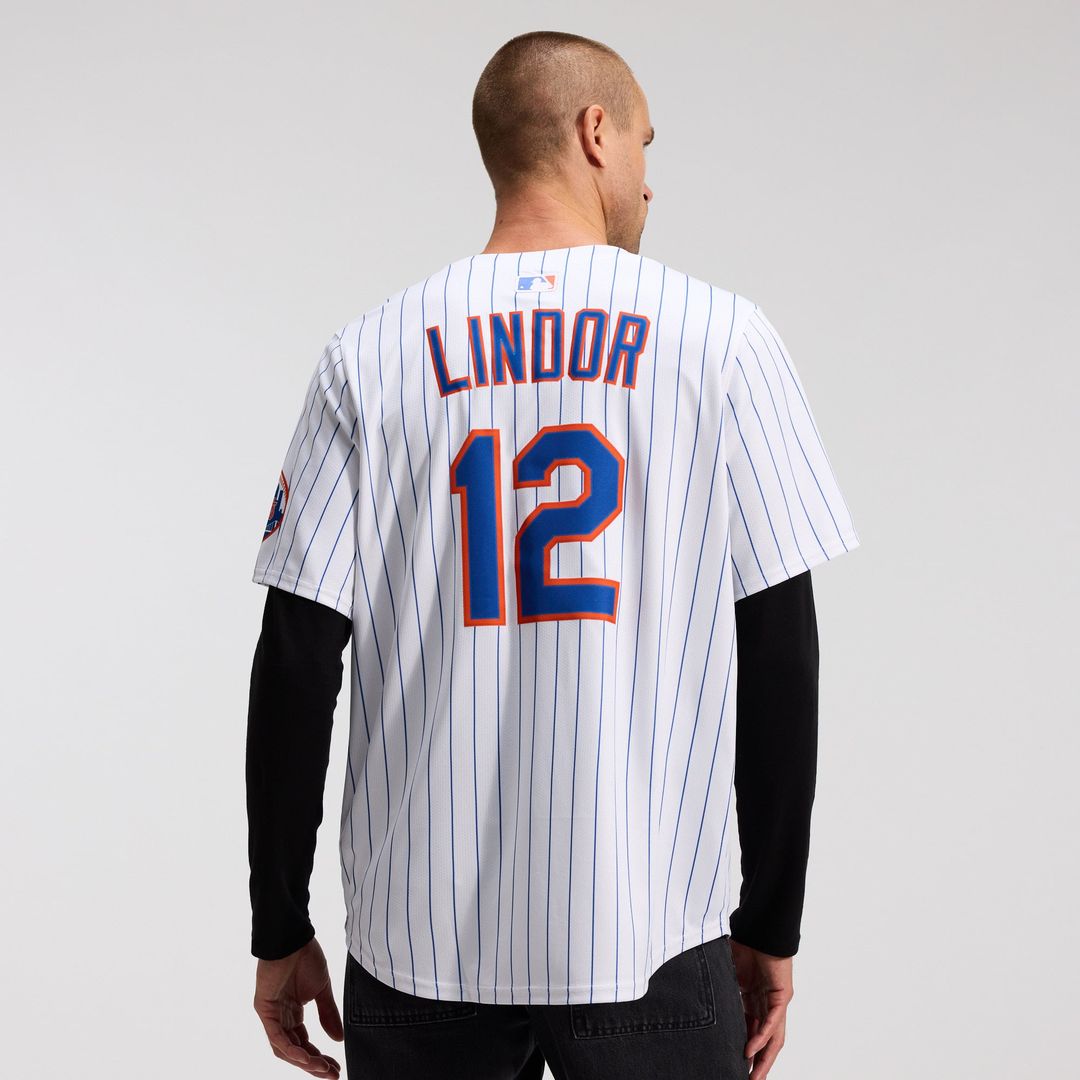 New York Mets Francisco Lindor Alternate Limited Jersey (Black)