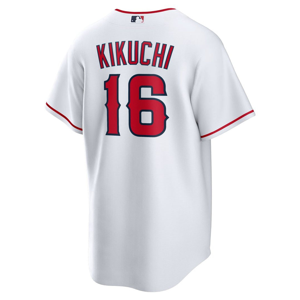 Los Angeles Angels Yusei Kikuchi Home Replica Jersey (White)