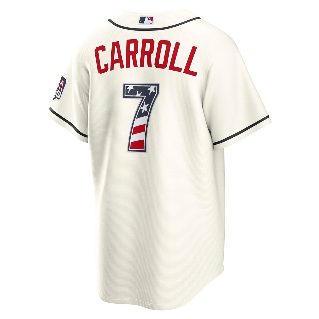 Arizona Diamondbacks Corbin Carroll USA 250 Fourth of July Home Stadium Jersey (Cream)