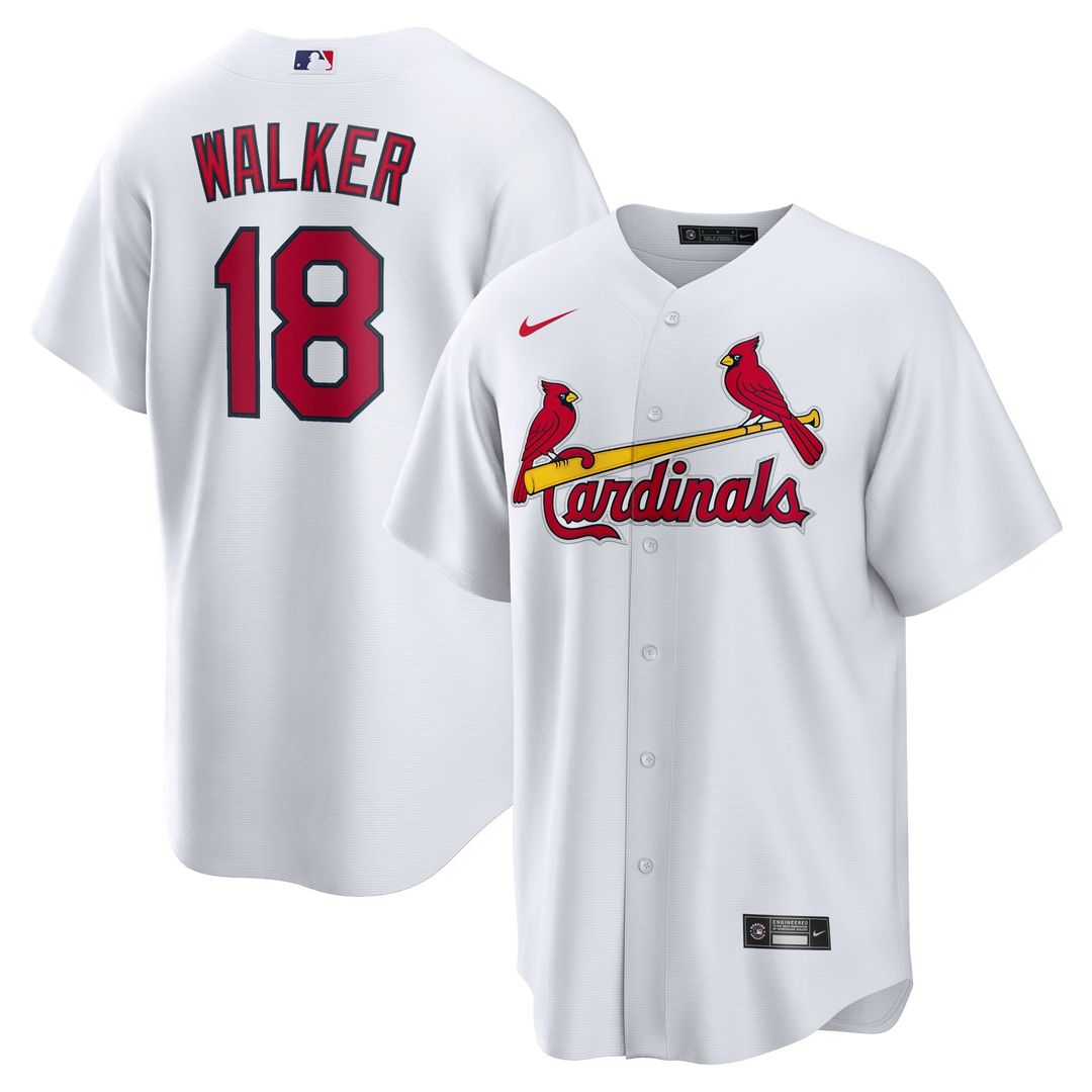 St. Louis Cardinals Jordan Walker Home Official Replica Jersey (White)