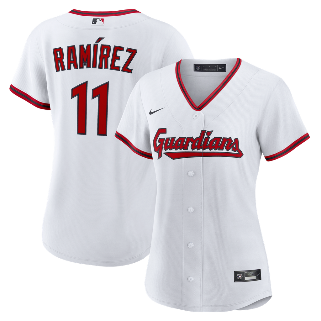 Cleveland Guardians José Ramírez Women's Home Replica Jersey (White)